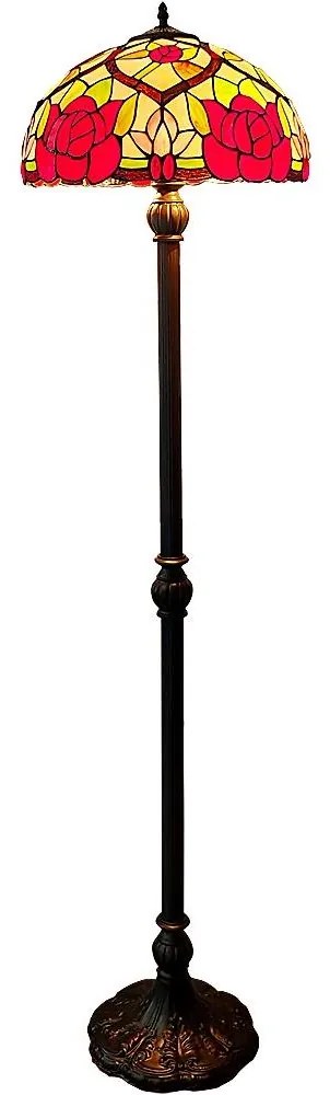 Brilagi - Lampadar Tiffany cu vitralii GARLAN 2xE27/60W/230V
