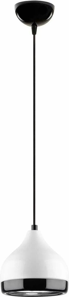 Lustra YILDO 6868, alb/negru, metal, 17x25-112 cm