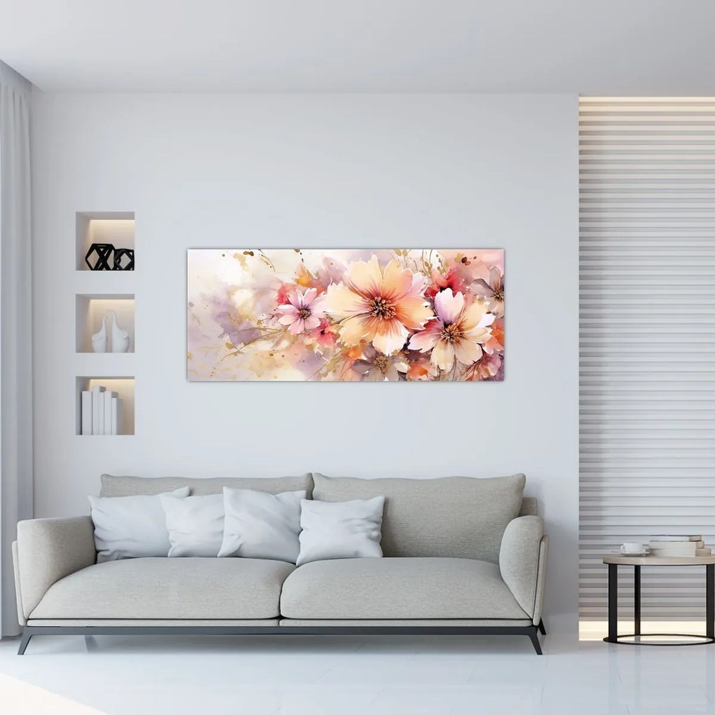 Tablou - Flori (120x50 cm)