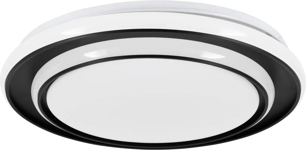Eglo 902046 - Plafonieră LED MOSCHELLA LED/24W/230V Ø 40 cm neagră