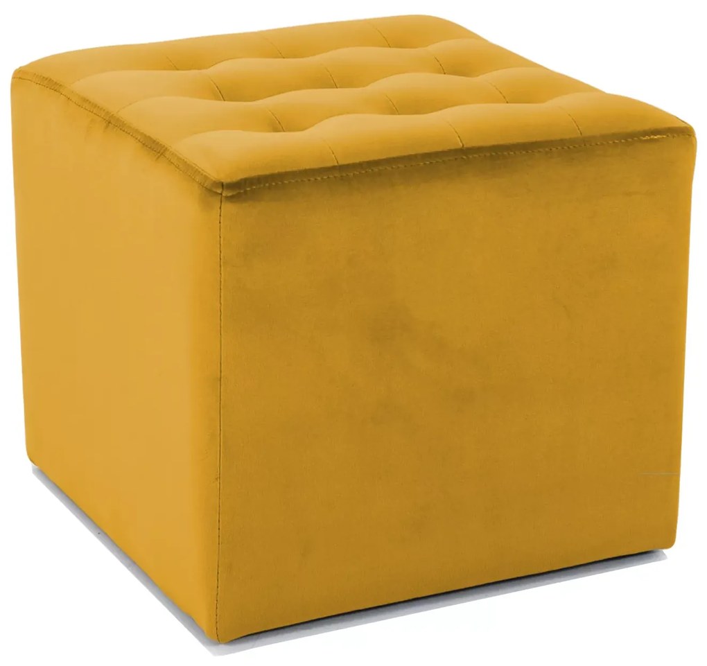 Taburet Mustar LORI VELVET