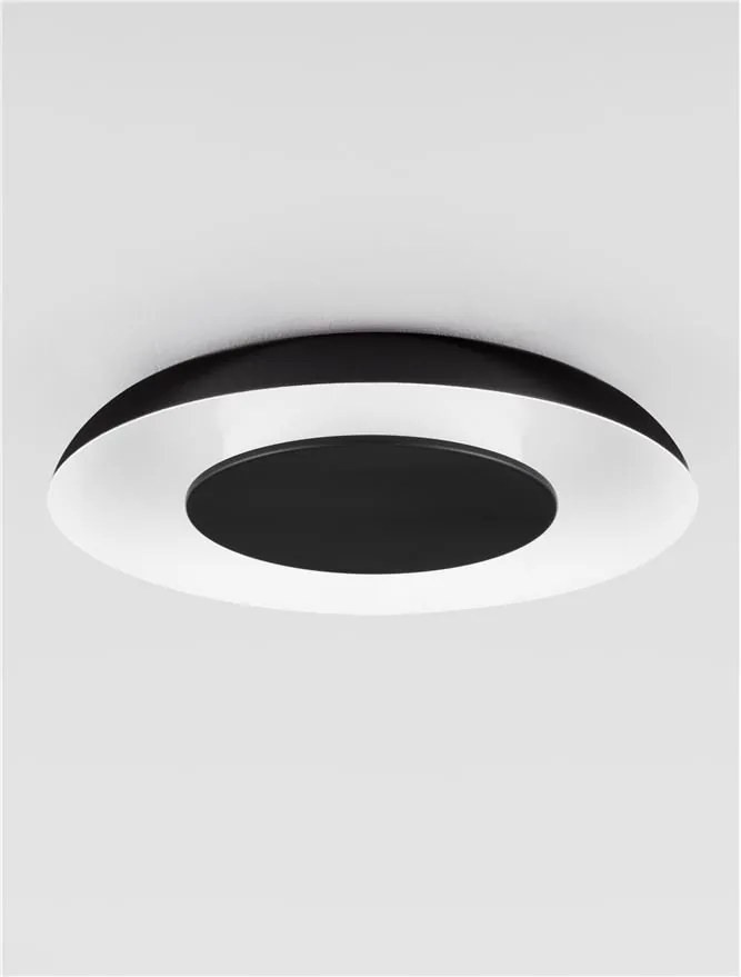 Plafoniera LED design modern EPOSI negru D-40cm