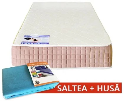 Set Saltea SuperOrtopedica Lux Saltex 900x1900 + Husa cu elastic