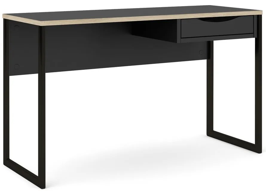 Birou Tvilum Function Plus, 130x48 cm, negru
