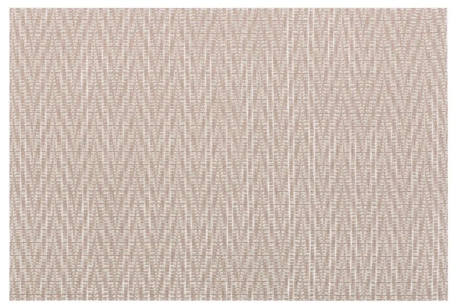 Suport pentru farfurie Tiseco Home Studio Chevron, 45 x 30 cm, maro gri