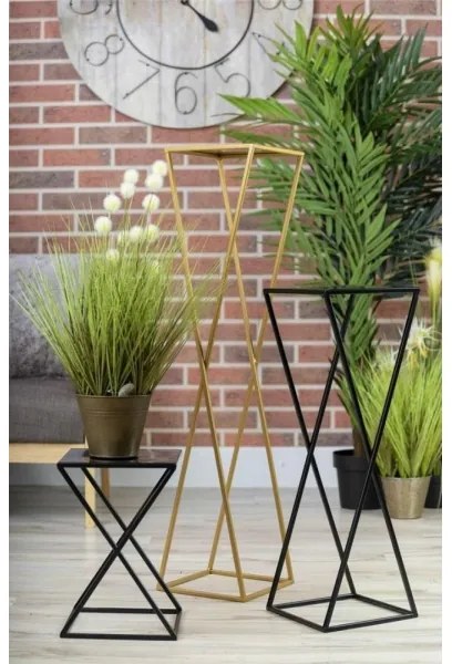 Suport pentru flori 40x24 cm, negru