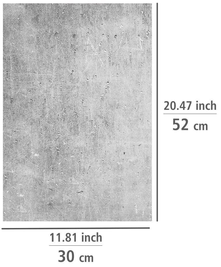 Protecții de aragaz 2 buc. din sticlă temperată 52x30 cm Concrete – Allstar