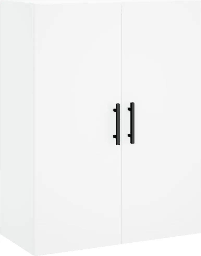 vidaXL Dulap cu montaj pe perete, alb, 69,5x34x90 cm