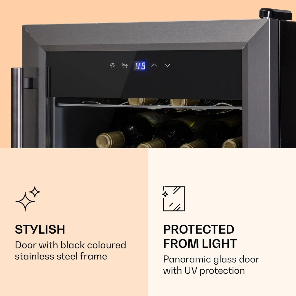 Ultimo 16 Uno frigider pentru vinuri 42l panou de control tactil 16 sticle 5-18°C