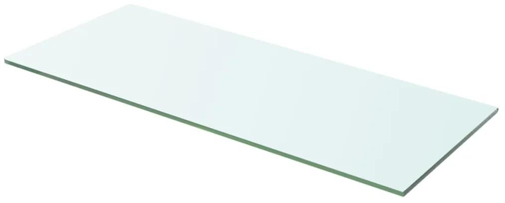 vidaXL Raft din sticlă transparentă, 60 x 20 cm