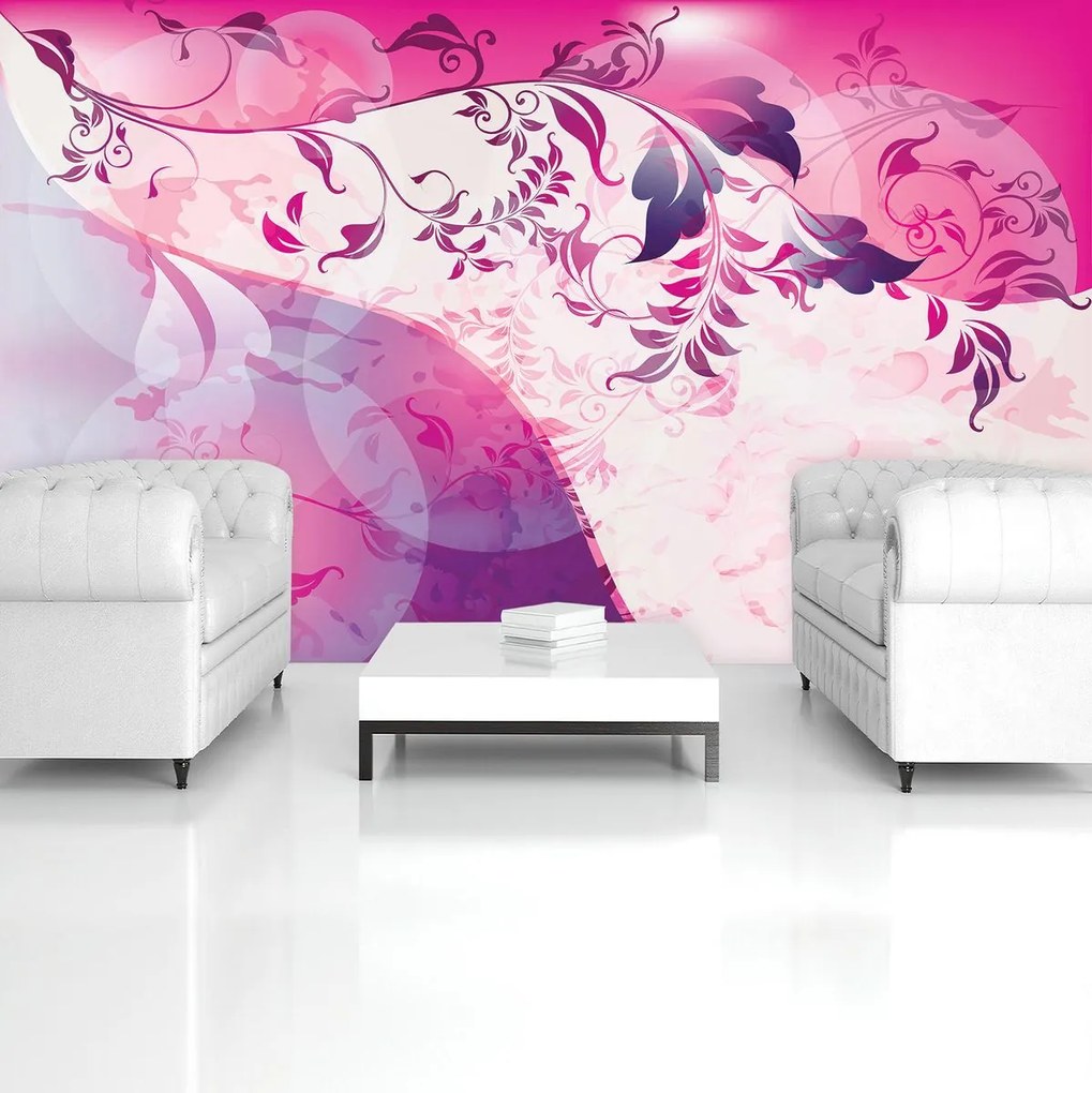 Fototapet - Arta din flori - abstact (152,5x104 cm)
