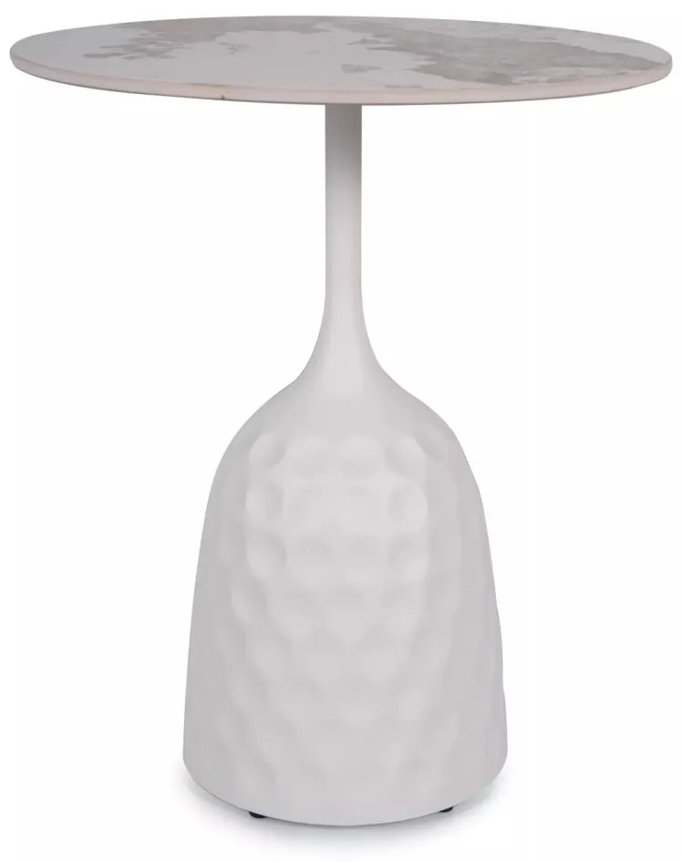 Masuta de cafea Salo A marmura alba ø50/h60 cm