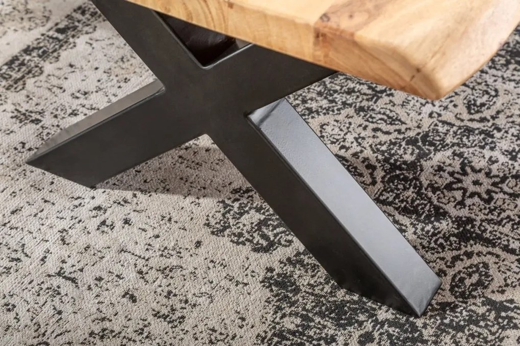 Masuta Design Industrial, Lemn, Metal, Mammut X 110cm