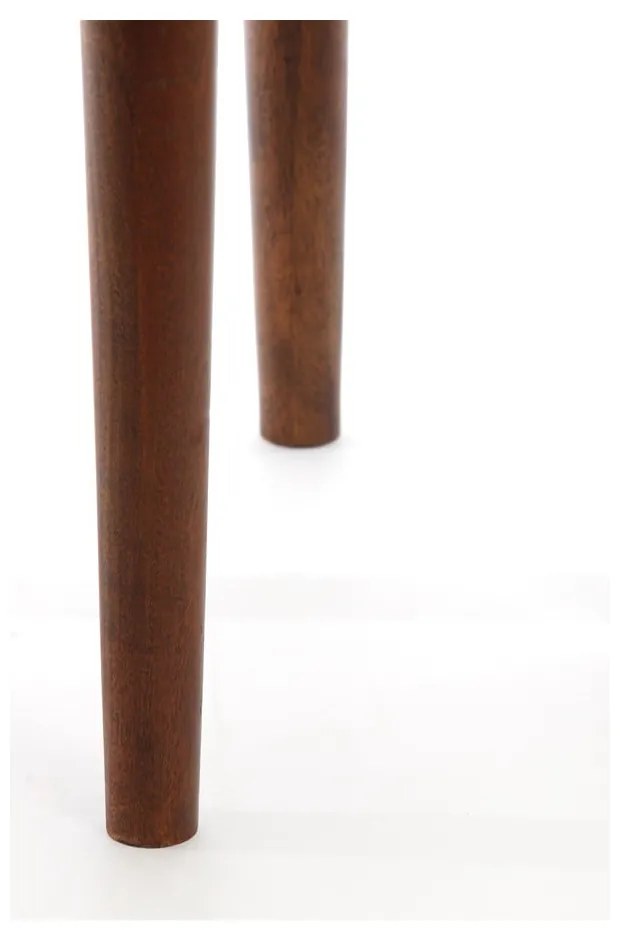 Măsuță auxiliară rotundă din lemn masiv de acacia ø 45 cm Qiano – Light &amp; Living