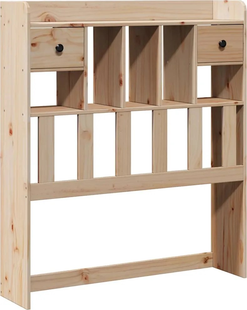 vidaXL Tăblie de pat cu spațiu de depozitare 90 cm, lemn masiv de pin