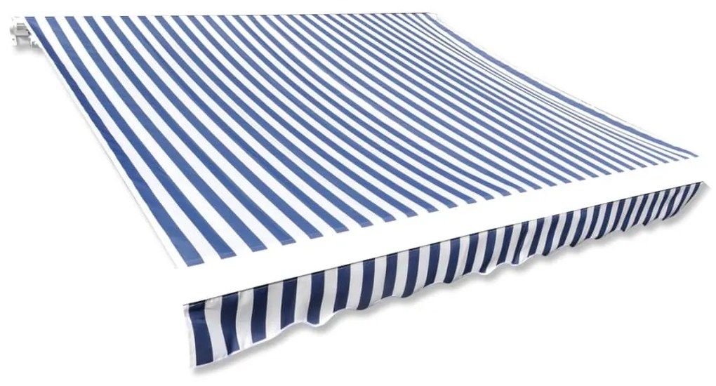 Panza de copertina, albastru si alb, 450 x 300 cm