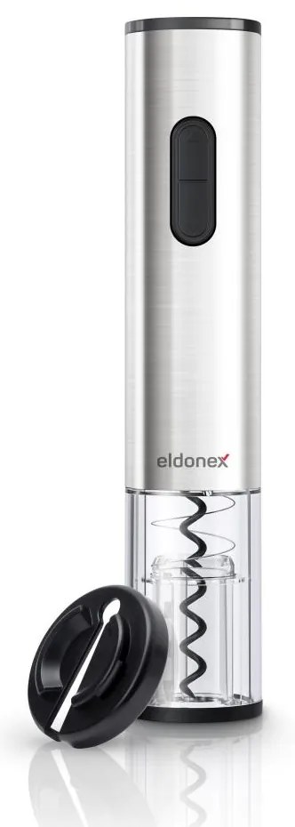 Tirbușon electric ELDONEX EWO-2200-SL 4xAA crom mat