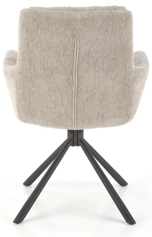 Scaun de bucaterie Leary, bej