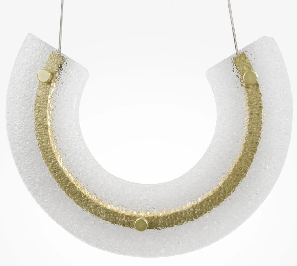 Lustra LED, pendul design modern Maya auriu