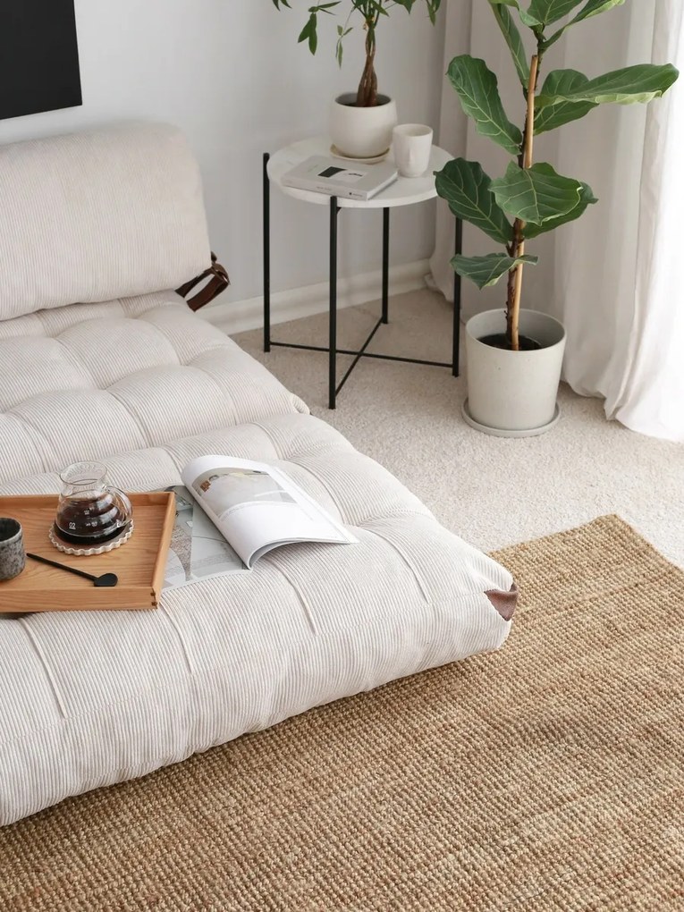 Fold sofa Fold Kadife 2 Alb