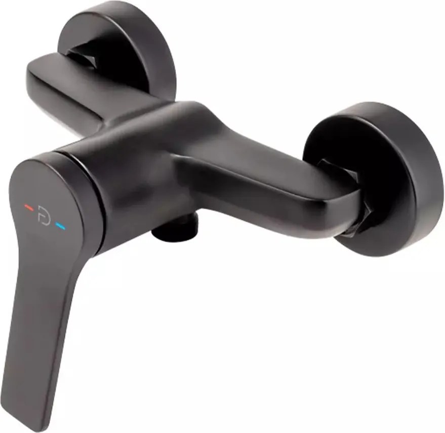 Baterie dus FDesign Seppia monocomanda negru mat