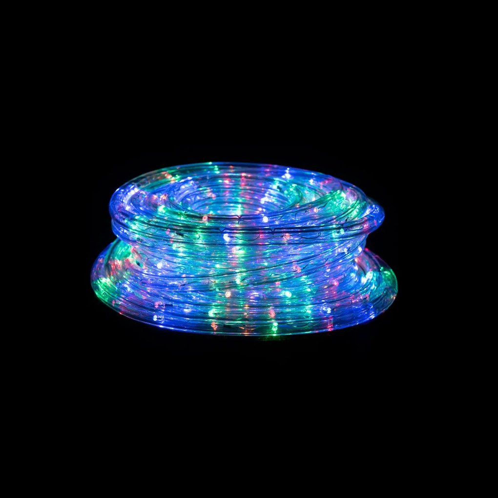 Tub luminos Flink 13 mm, 24 LED-uri/ml, lungime 10 m, multicolor