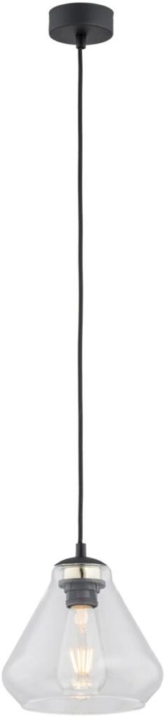 Argon Decorato lampă suspendată 1x15 W negru 4047