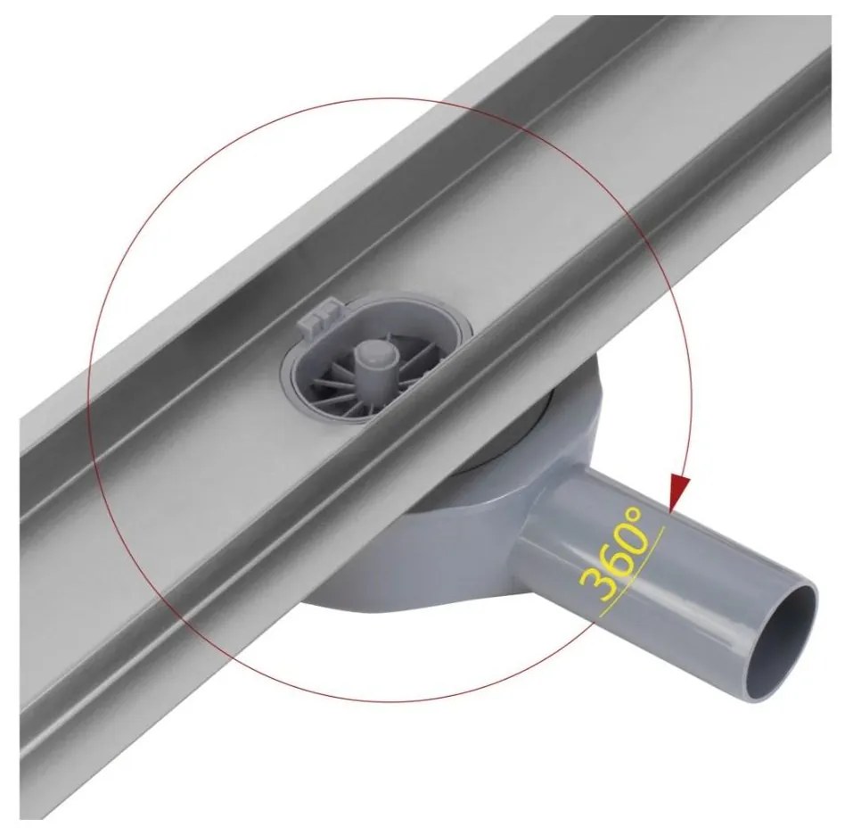 Rea Neox Pro rigola liniara 50 cm crom REA-G5806