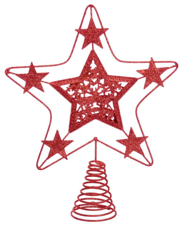 Vârf roșu pentru pomul de Crăciun Casa Selección Terminal ø 18 cm