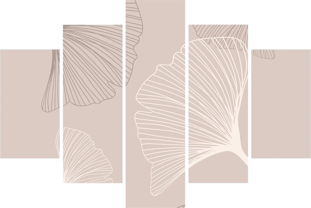 Tablou - Frunze bej N⁰6 (150x105 cm)