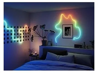 Bandă LED flexibilă Govee Neon 2 MATTER 5m RGBIC Wi-Fi IP67