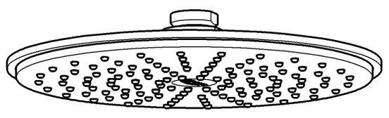GROHE 28368000 - Cap de duș RAINSHOWER COSMOPOLITAN Ø 210 mm, crom lucios
