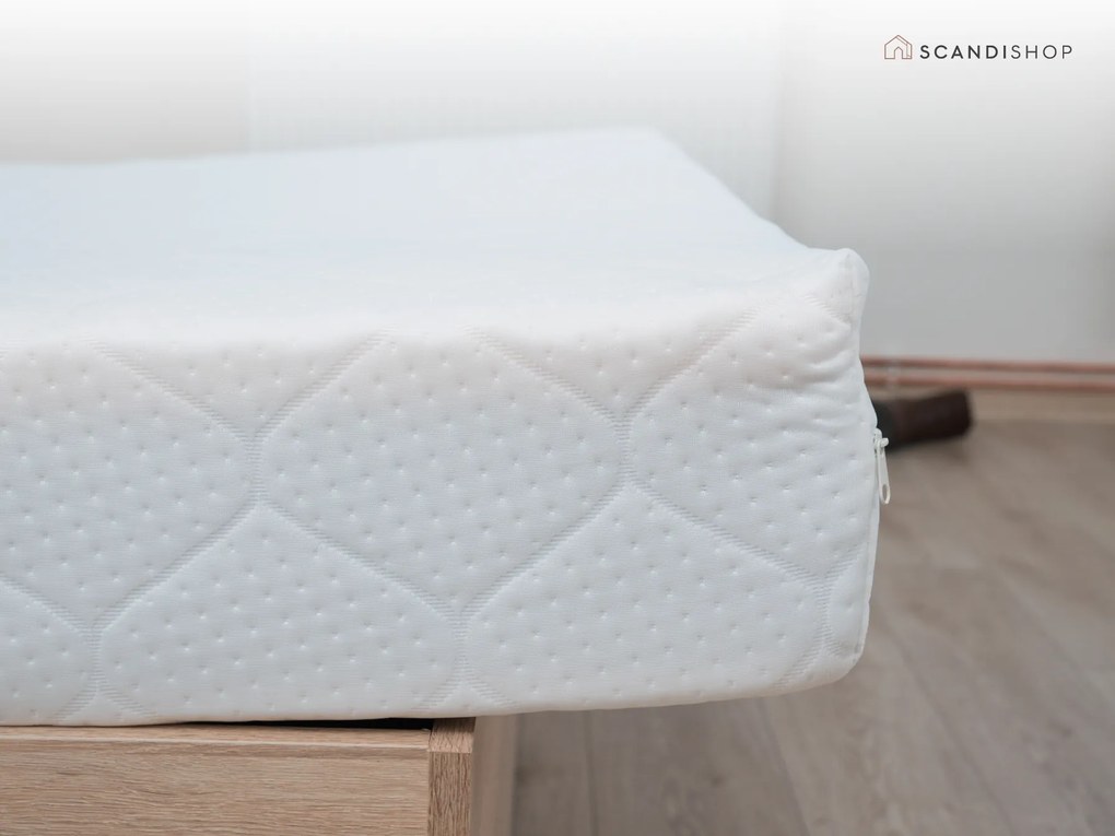 Saltea cu arcuri impachetate individual si fibra de cosos COCO MAXI 20 cm 140x200 cm Protectie saltea: FaRa protectie saltea