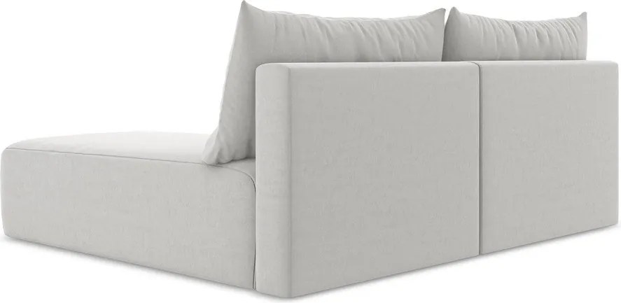 Colțar gri deschis extensibil/cu spațiu de depozitare cu tapițerie din catifea (cu colț pe partea dreaptă/cu șezlong) Kalena – Makamii