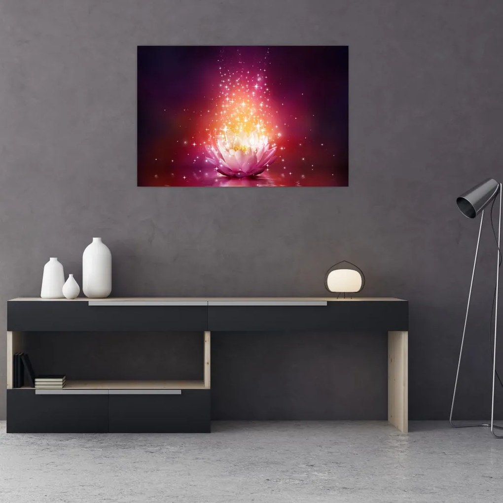 Tablou cu floare de lotus (90x60 cm)
