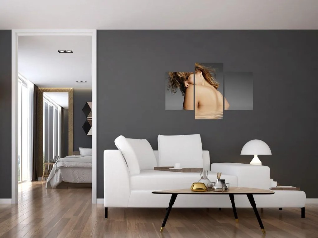 Tablou - Imaginea unei femei care face baie (90x60 cm)