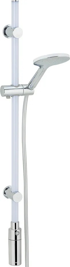 Suport dus LED cu dus de mana, 12 culori, set, WENKO