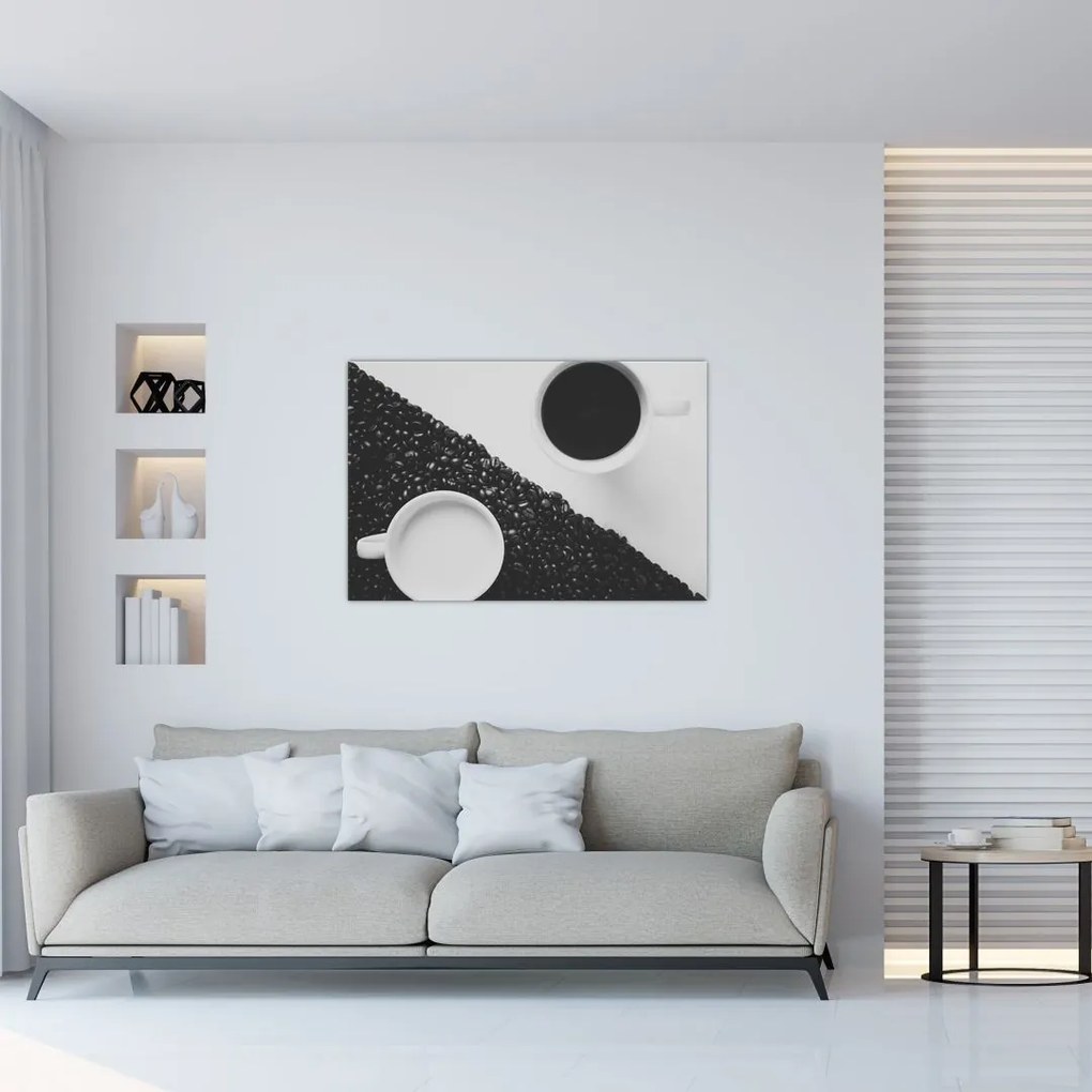 Tablou cu cafea (90x60 cm)