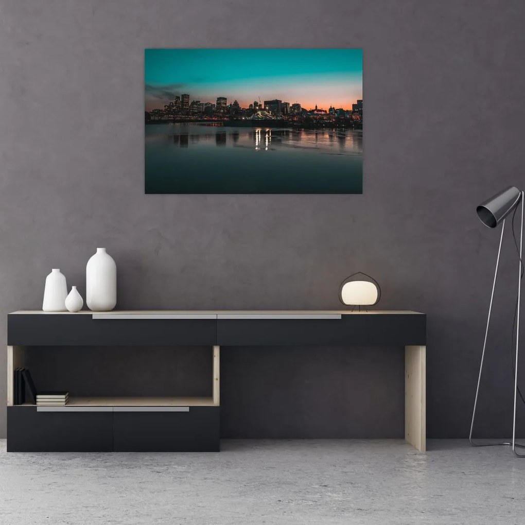 Tablou cu oraș mare (90x60 cm)