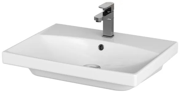 Cersanit S801-142-DSM - Dulap suspendat pentru baie cu lavoar LARA CITY 60, alb