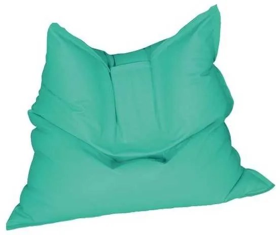 Fotoliu tip Perna Magic Pillow, Material Piele ecologica - Turcoaz