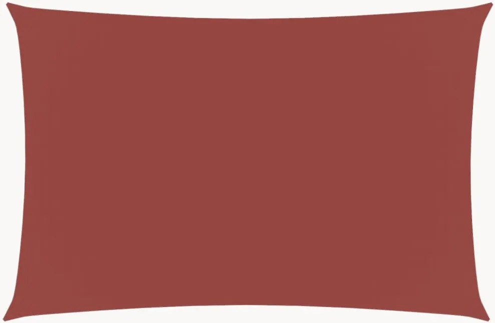 vidaXL Parasolar, cărămiziu, 2x4,5 m, țesătură oxford, dreptunghiular
