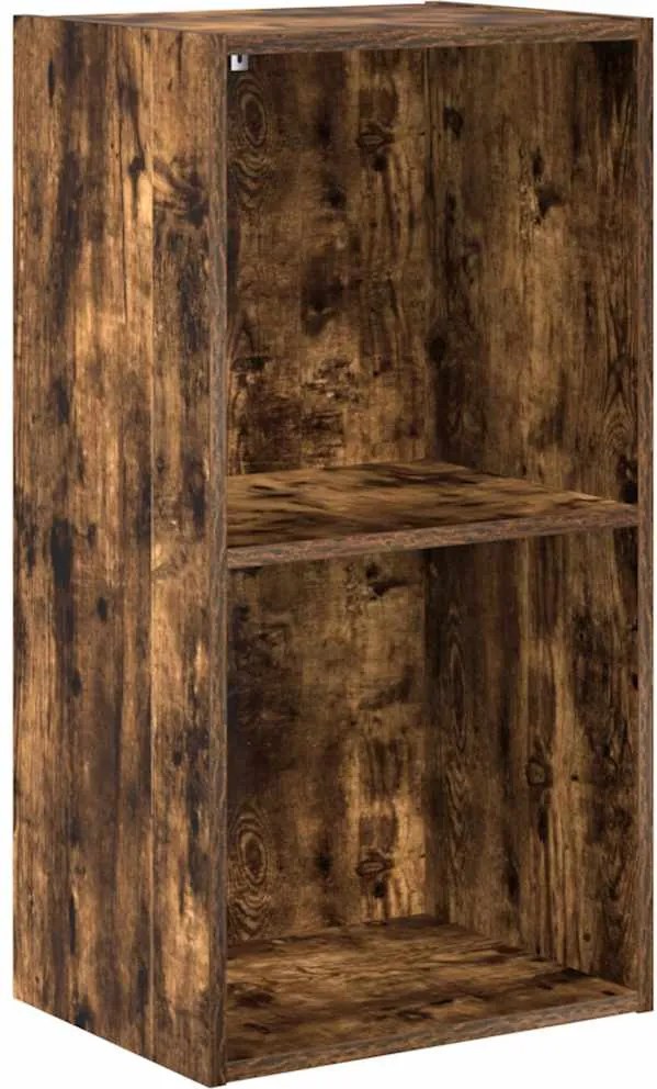 vidaXL Bibliotecă, stejar fumuriu, 40x30x77 cm, lemn prelucrat