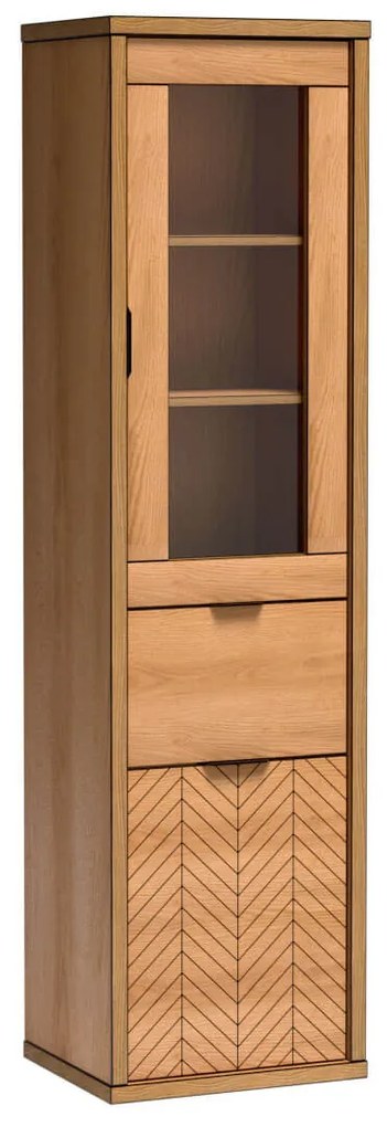 Vitrină Figaro 02 (Stejar caramel). 1057738