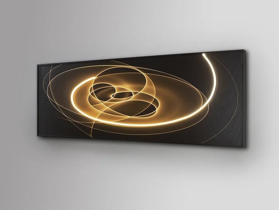 Tablou de perete decorativ cu iluminat Trazados