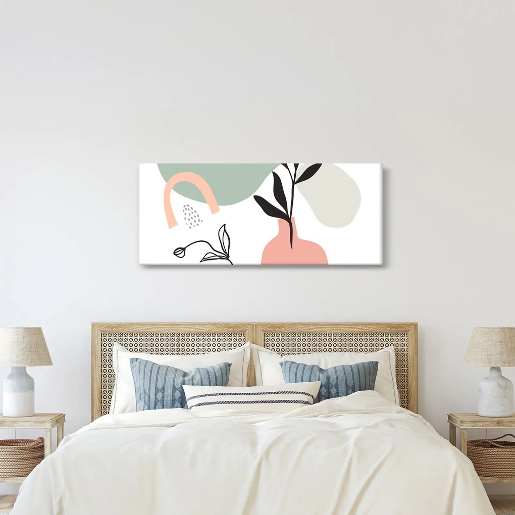 Tablou - Flori într-o vază N⁰3 (120x50 cm)