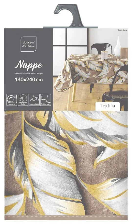 Față de masă lavabilă 140x240 cm Ebany – douceur d'intérieur