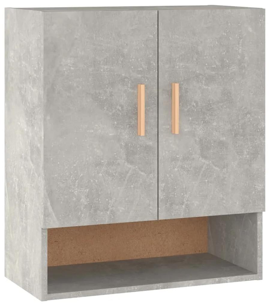 812874 vidaXL Dulap de perete, gri beton, 60x31x70 cm, lemn compozit