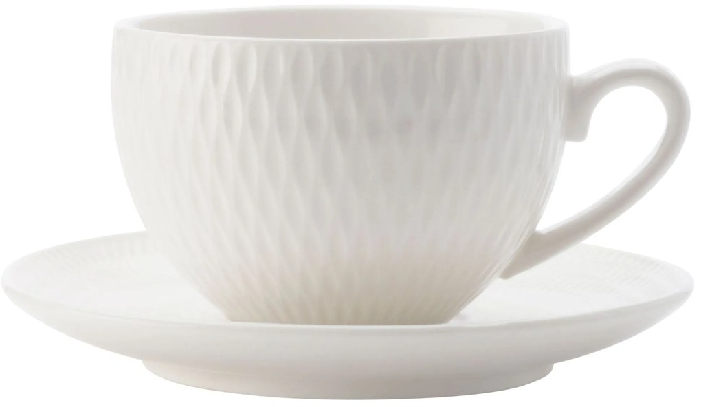 Ceșcuță și farfurioară pentru espresso 90 ml, Diamonds - Maxwell & Williams