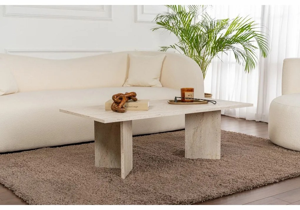 Măsuță de conferință Sabin Travertine